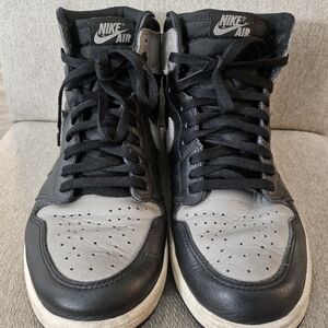 Nike High-Top Black and Gray Sneakers